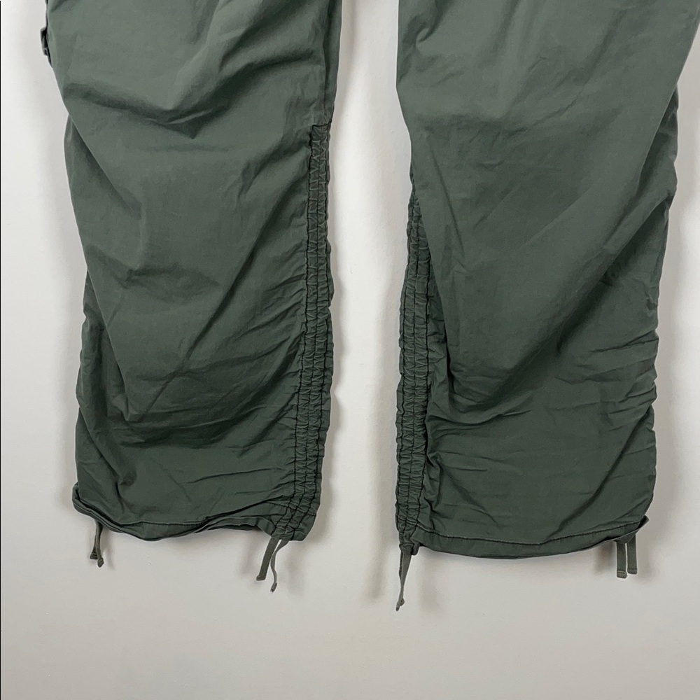 Old Navy Vtg Drawstring Coin Pocket Hiking Women's 2XL Green Cargo Jogger Pants - Picture 9 of 12